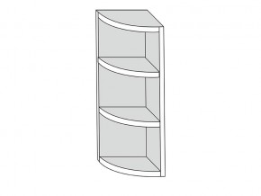 19.30.0р Полка угловая (h=913) радиусная  ЛДСП УНИ в Лесном - lesnoj.magazin-mebel74.ru | фото