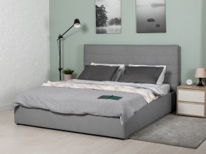 Кровать двойная Амалия 180 RUDY-2 1501 A1 color 20 серебристый серый в Лесном - lesnoj.magazin-mebel74.ru | фото