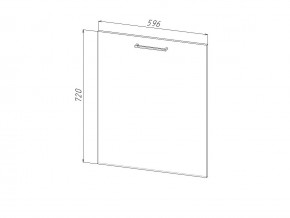 П 60 Комплект для посудомоечной машины 600 мм (цоколь + фасад) ЛДСП в Лесном - lesnoj.magazin-mebel74.ru | фото