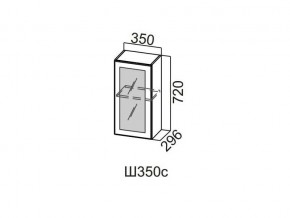 Ш350с/720 Шкаф навесной 350/720 (со стеклом) в Лесном - lesnoj.magazin-mebel74.ru | фото